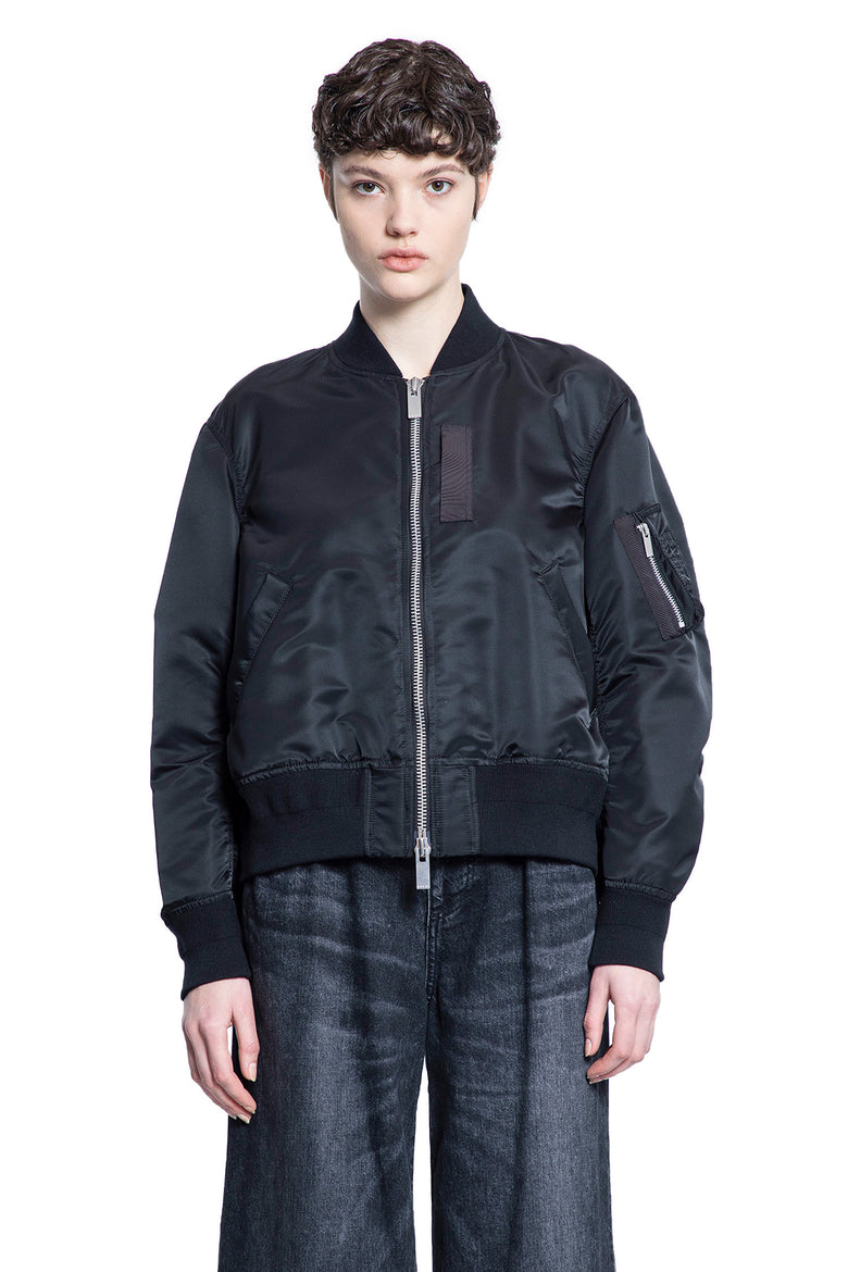 SACAI WOMAN BLACK JACKETS