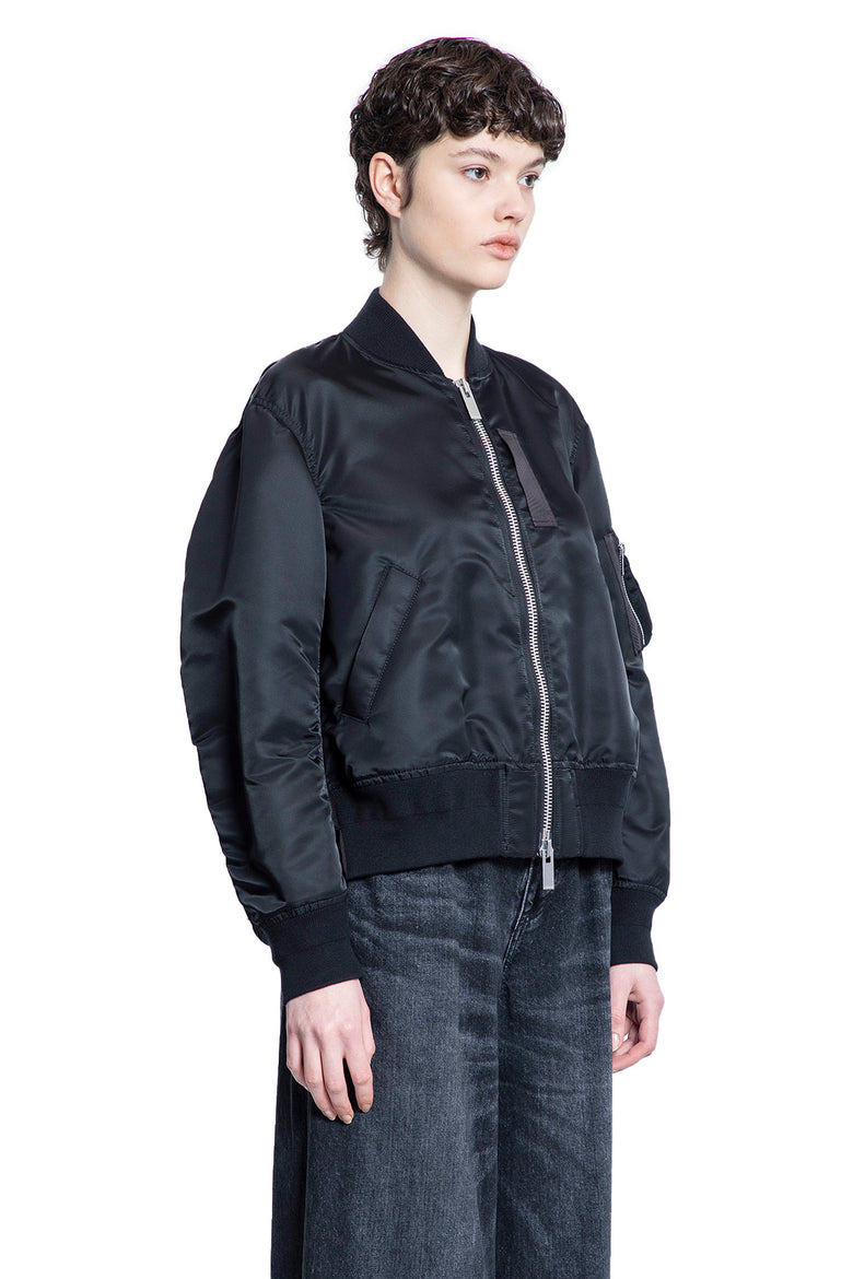 SACAI WOMAN BLACK JACKETS