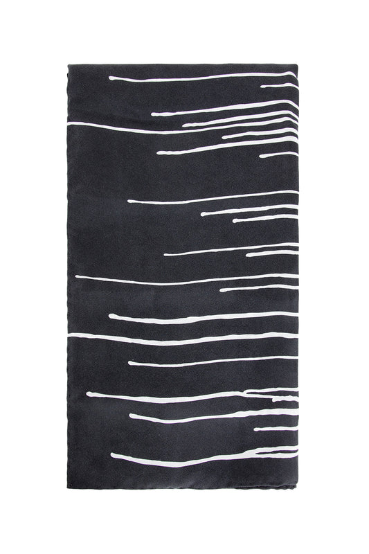 DESTIN UNISEX BLACK&WHITE SCARVES