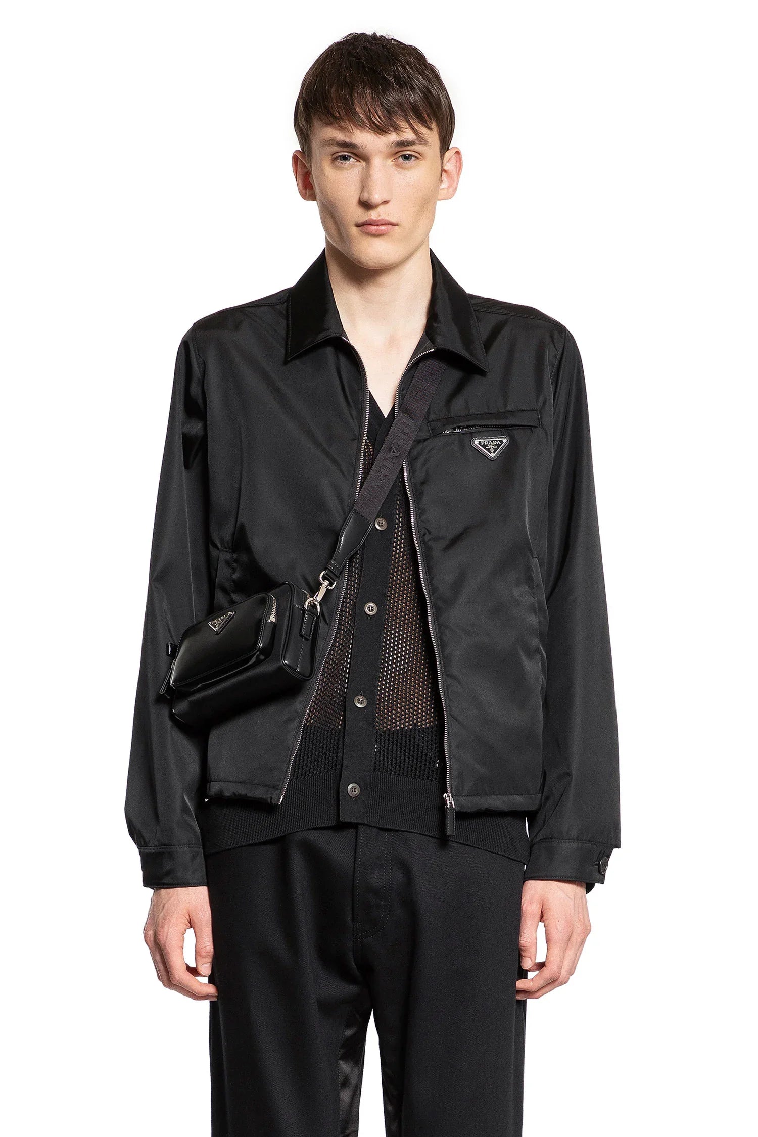 PRADA MAN BLACK JACKETS - Antonioli.eu
