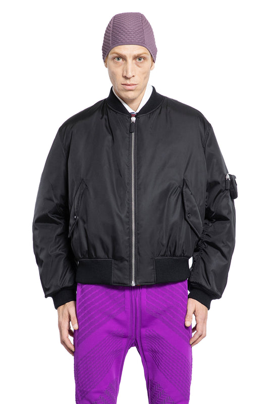 PRADA MAN BLACK JACKETS