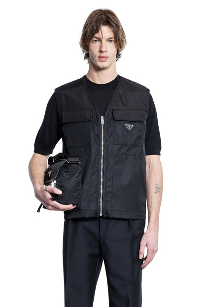 PRADA MAN BLACK VESTS