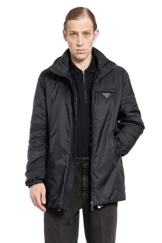 PRADA MAN BLACK JACKETS