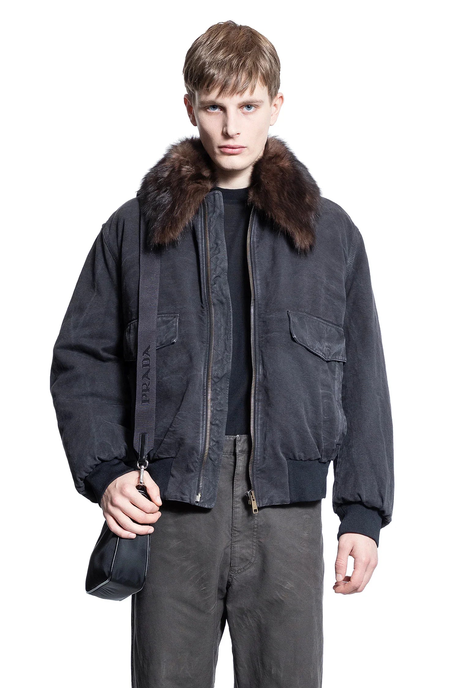 【WEB限定】 Shearling Collar Blouson Jacket – Antonioli.eu ジャケット・アウター