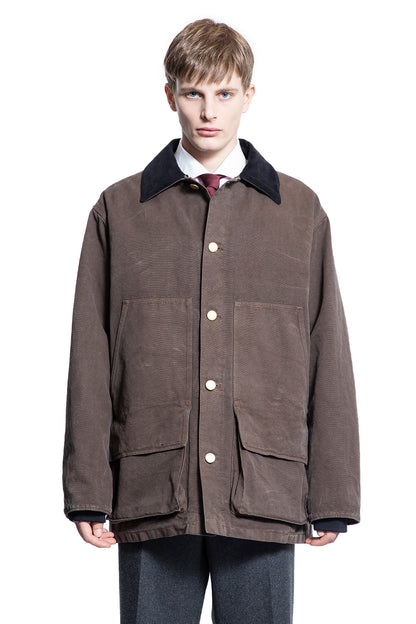 PRADA MAN BROWN JACKETS