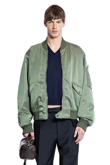 PRADA MAN GREEN JACKETS