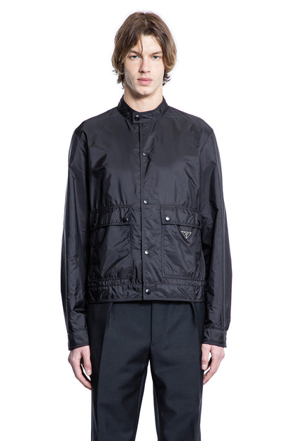 PRADA MAN BLACK JACKETS