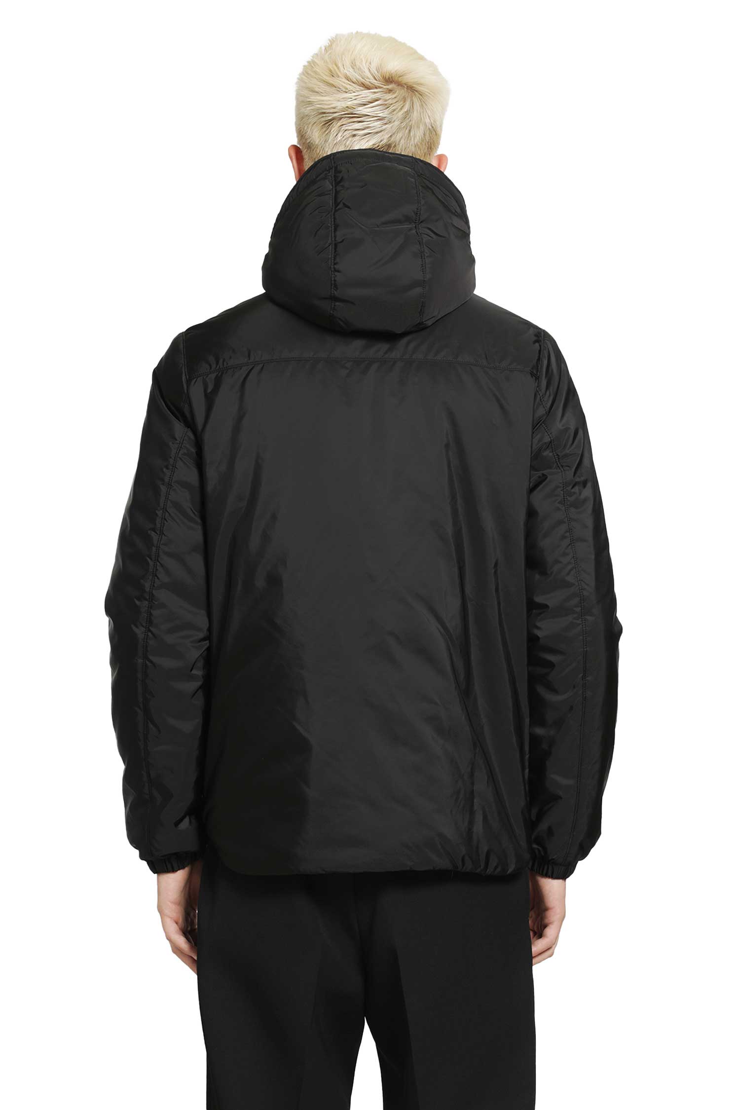 PRADA Re-Nylon Hooded Puffer Jacket man