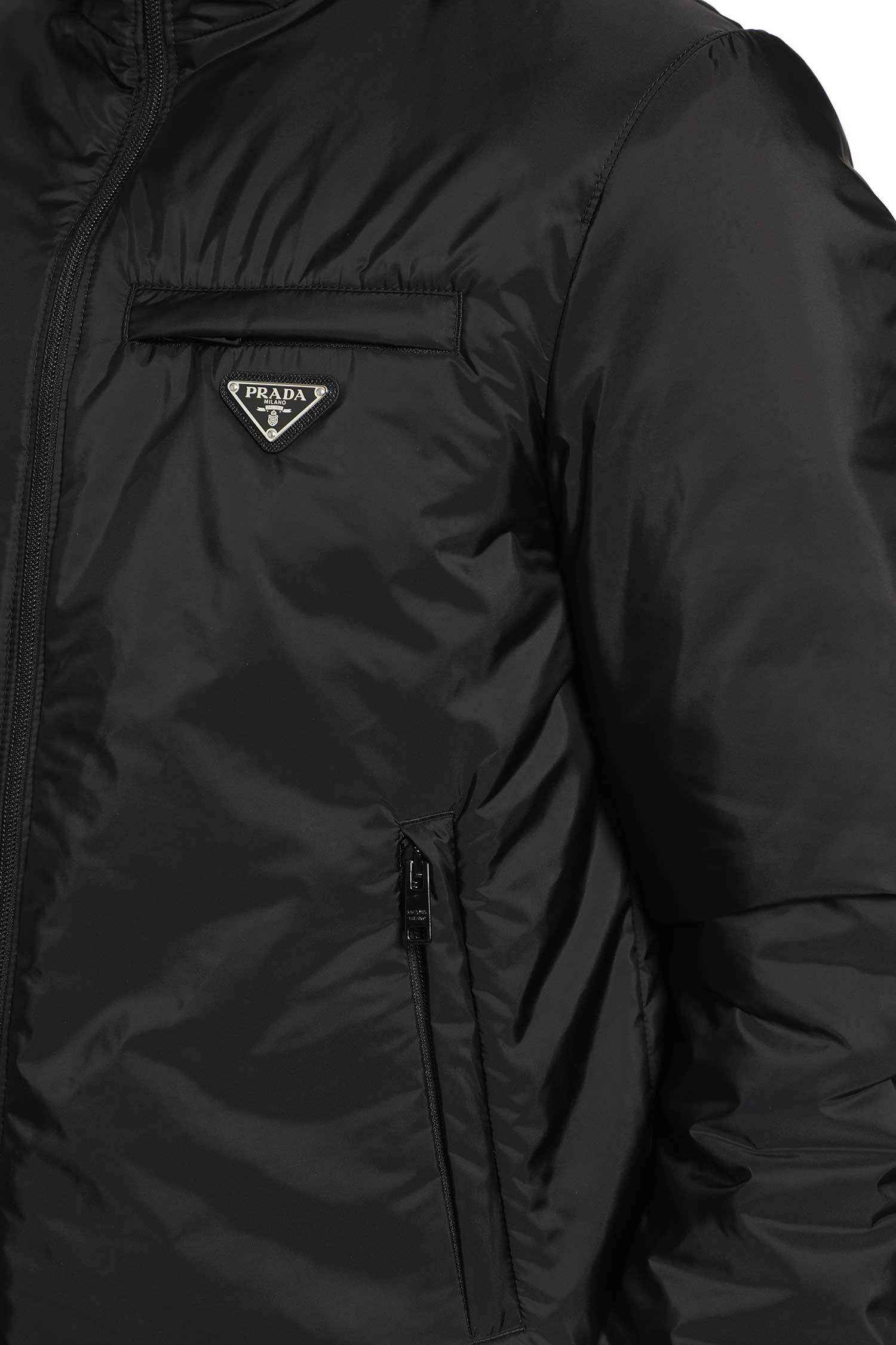 Re-Nylon Hooded Puffer Jacket