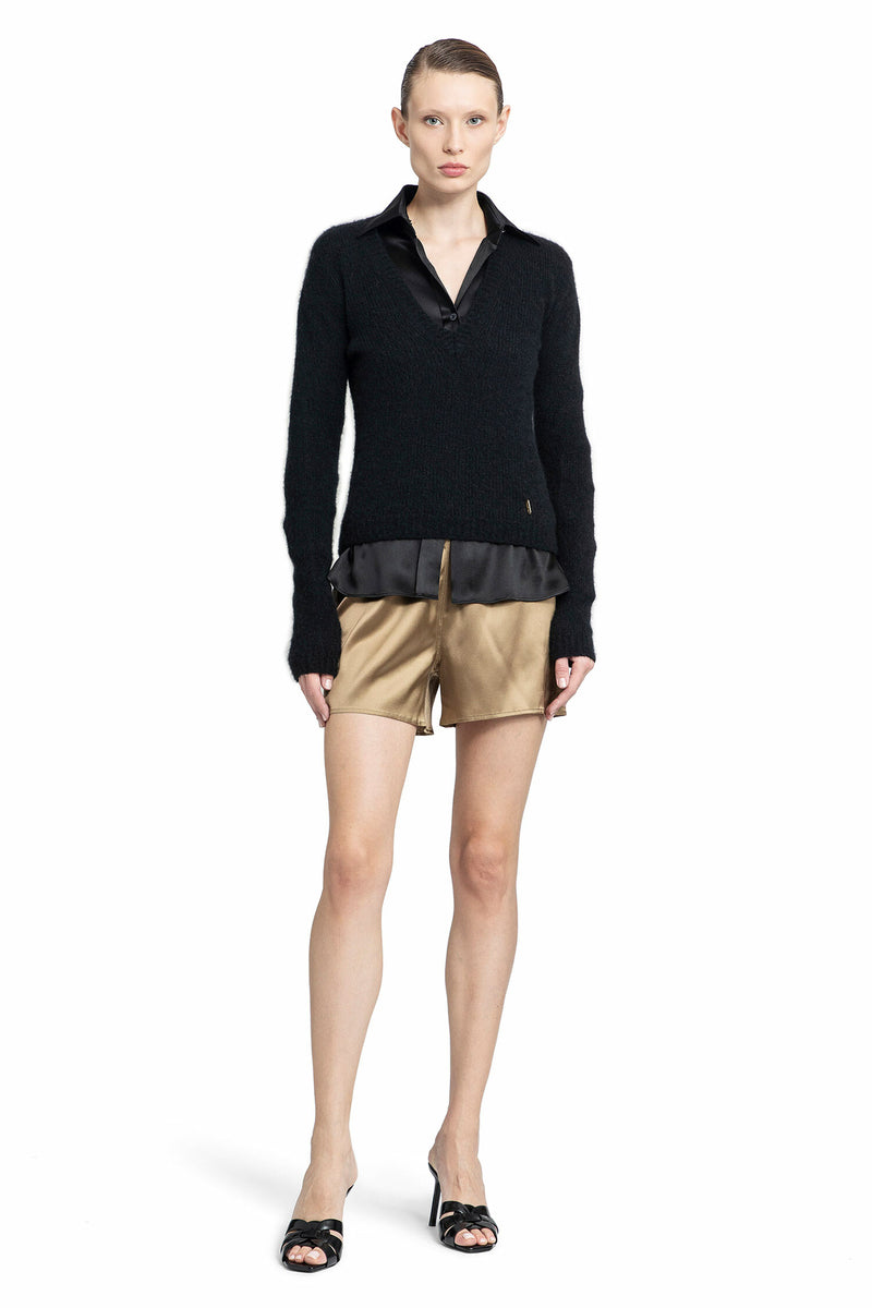TOM FORD WOMAN BEIGE SHORTS