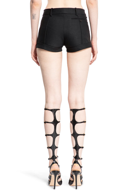 TOM FORD WOMAN BLACK SHORTS