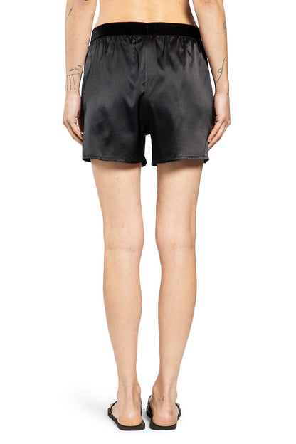 Stretch Silk Satin PJ Shorts