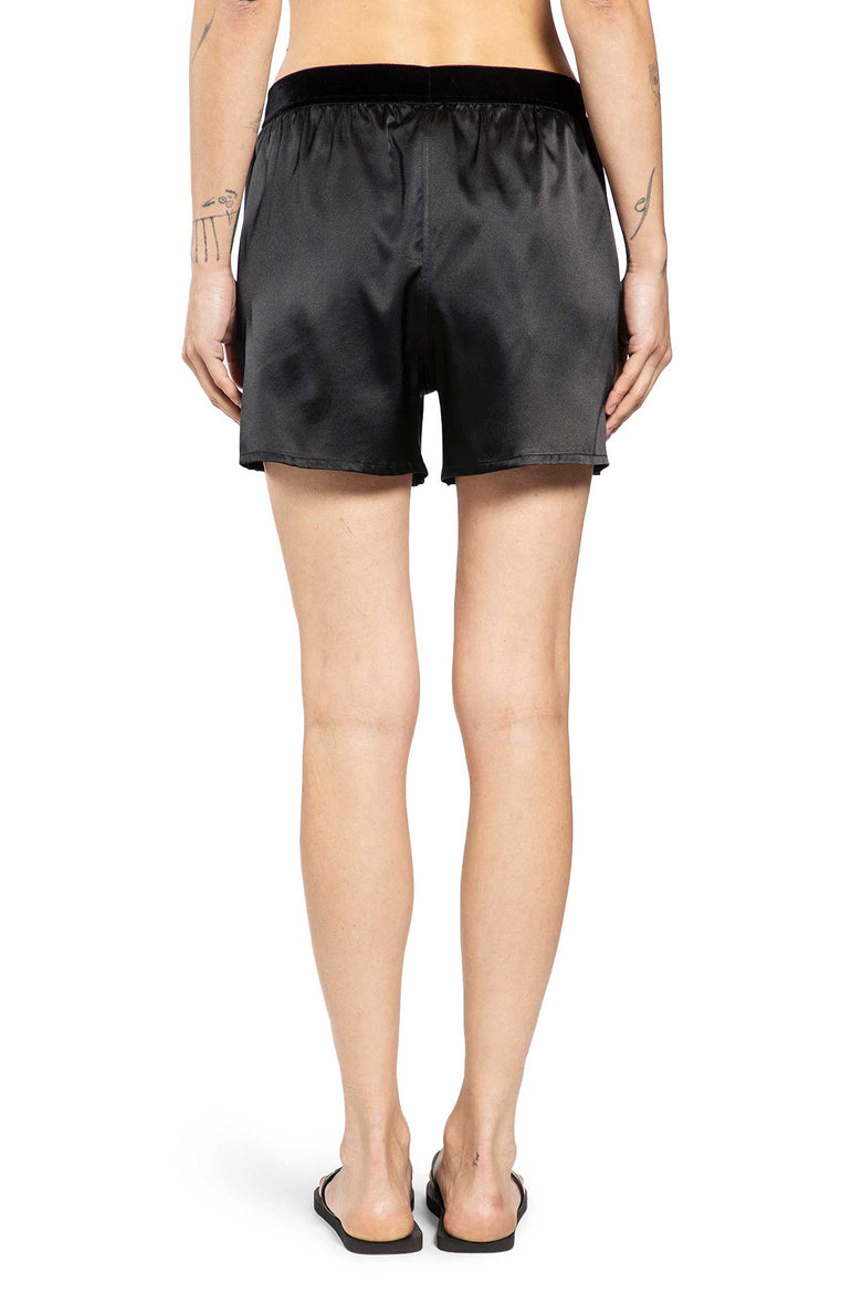 Stretch Silk Satin PJ Shorts