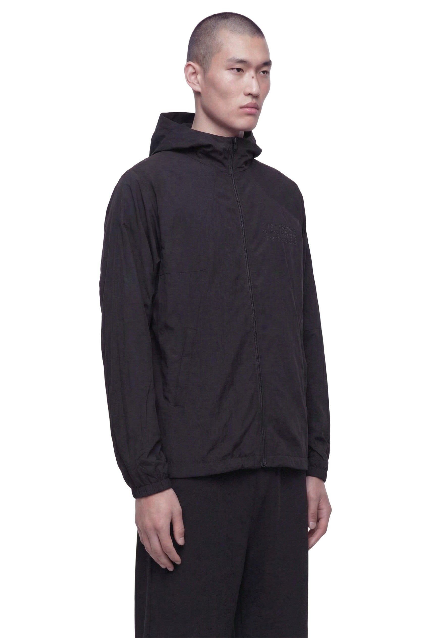 Nylon Windbreaker Jacket