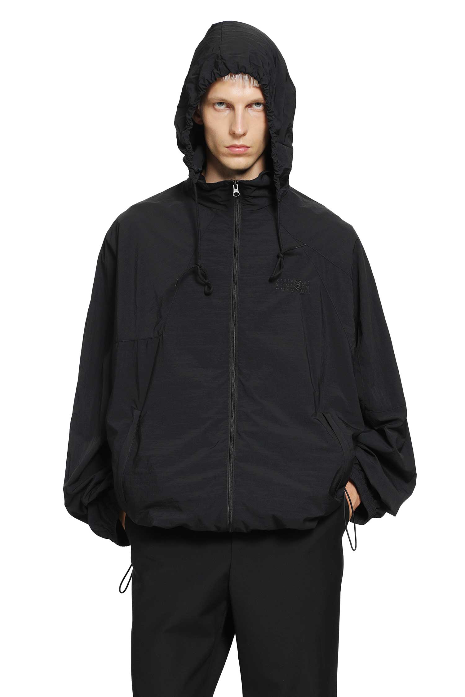 Nylon Windbreaker Jacket