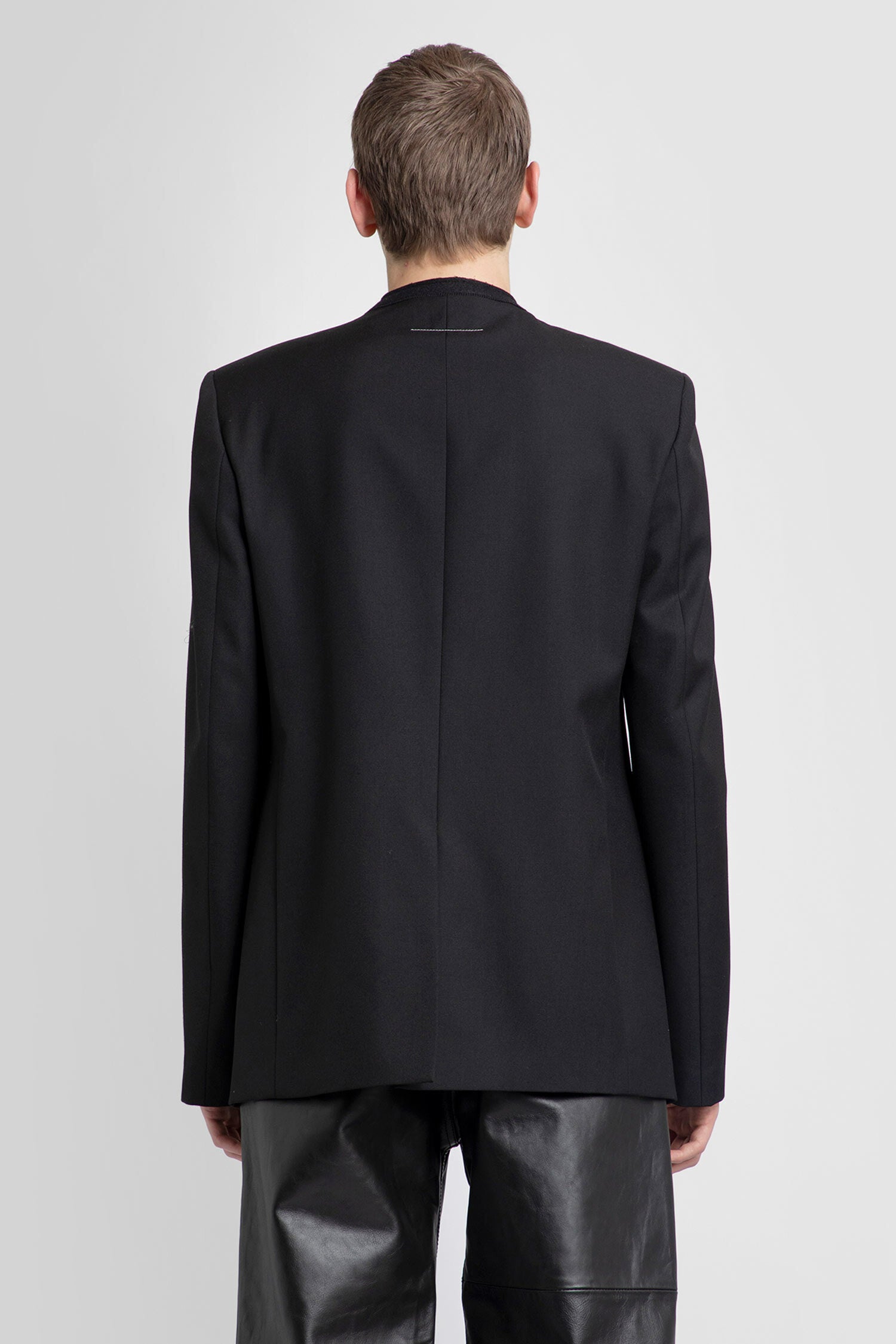 MM6 MAISON MARGIELA MAN BLACK BLAZERS - MM6 MAISON MARGIELA 