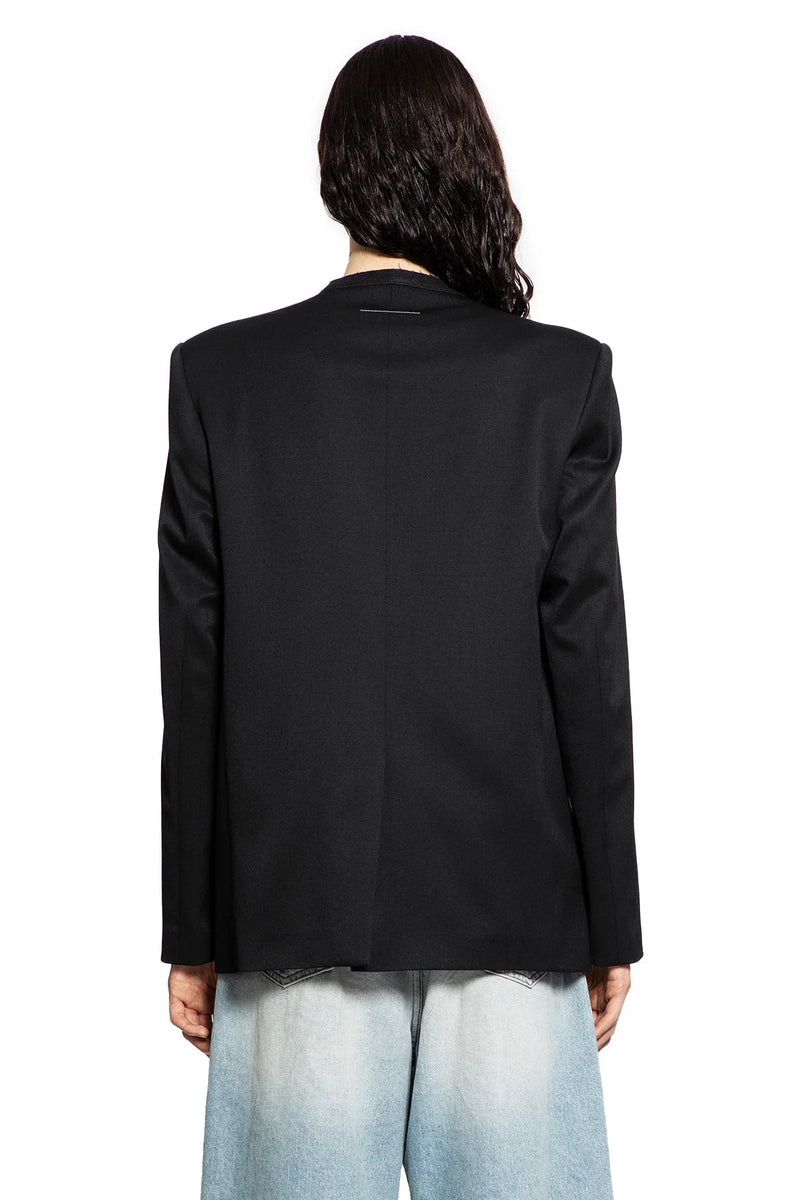 MM6 MAISON MARGIELA MAN BLACK BLAZERS - Antonioli.eu