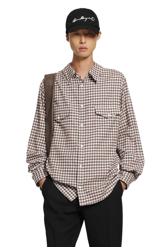 Check Cotton Flannel Shirt