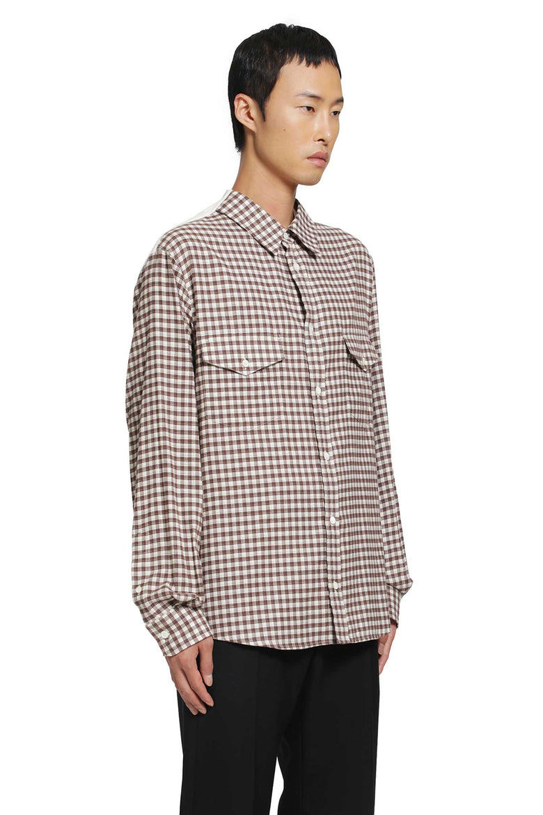 
              MM6 MAISON MARGIELA Check Cotton Flannel Shirt man
            