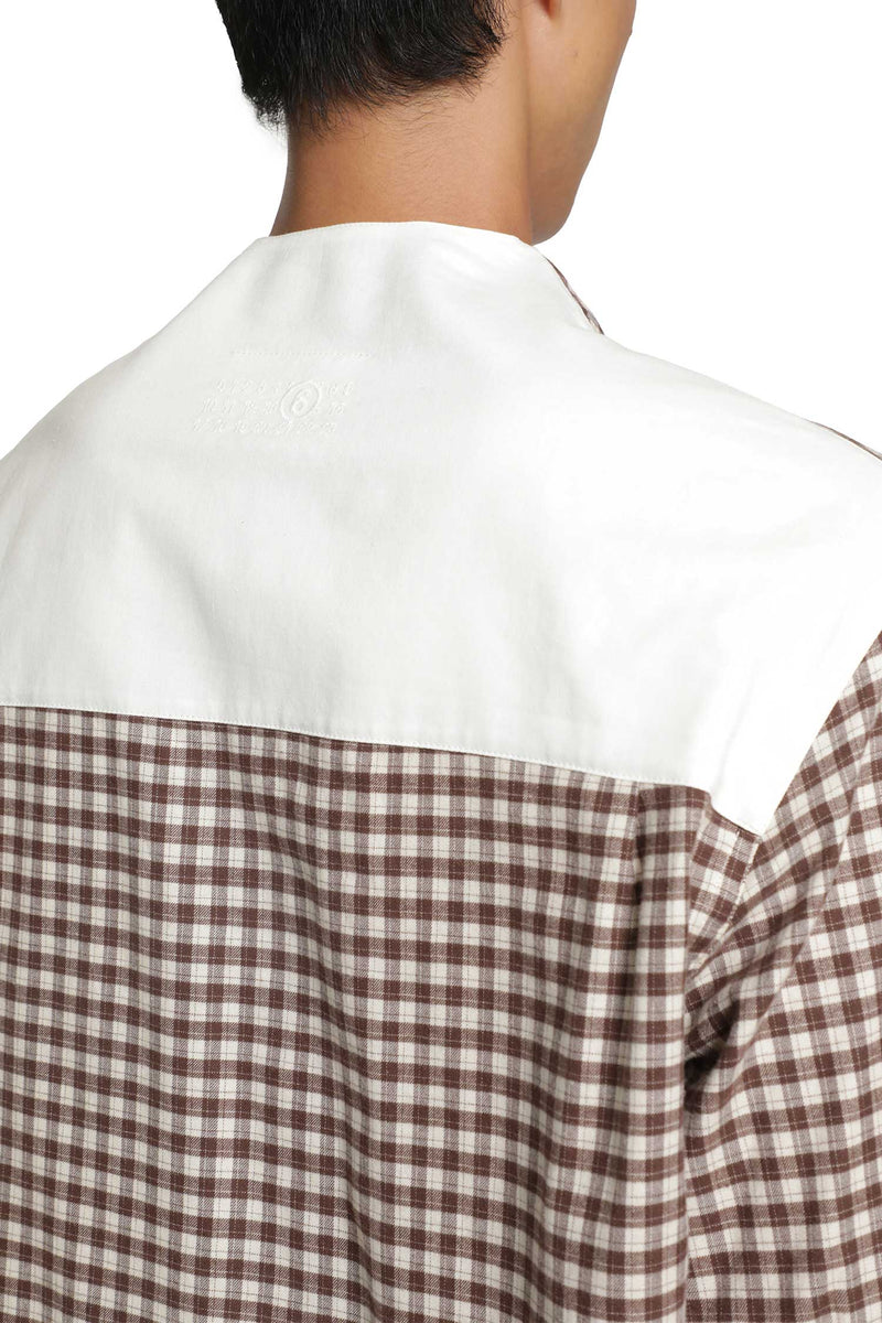MM6 MAISON MARGIELA Check Cotton Flannel Shirt man