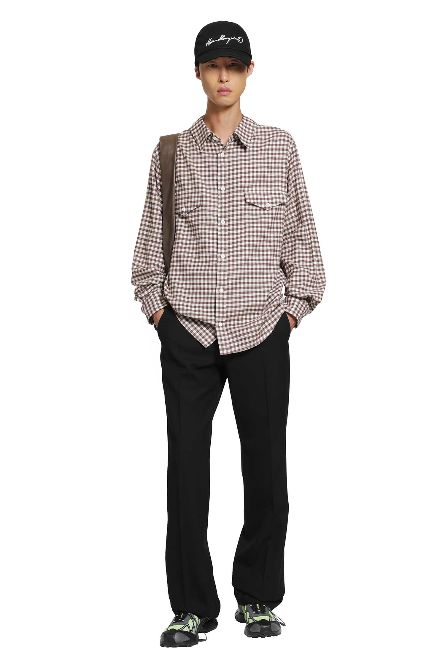 MM6 MAISON MARGIELA Check Cotton Flannel Shirt man