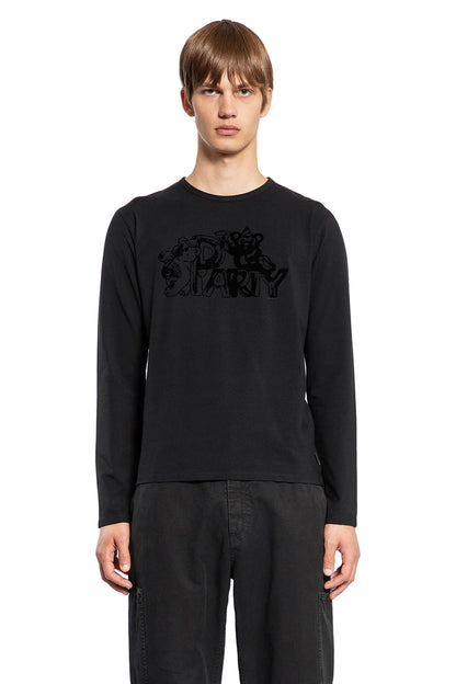 Antonioli MM6 MAISON MARGIELA MAN BLACK T-SHIRTS & TANK TOPS