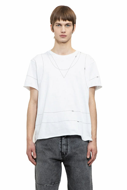 Antonioli MM6 MAISON MARGIELA MAN WHITE T-SHIRTS & TANK TOPS