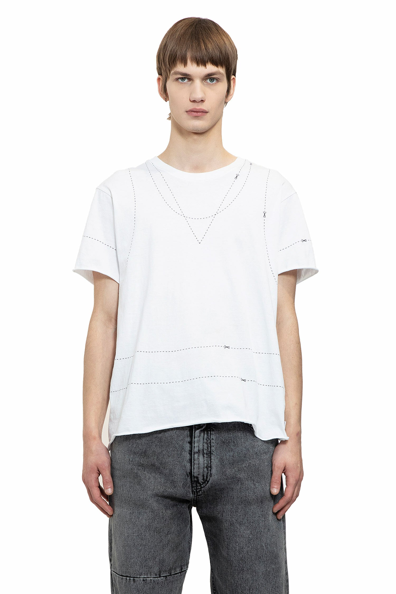 MM6 MAISON MARGIELA MAN WHITE T-SHIRTS