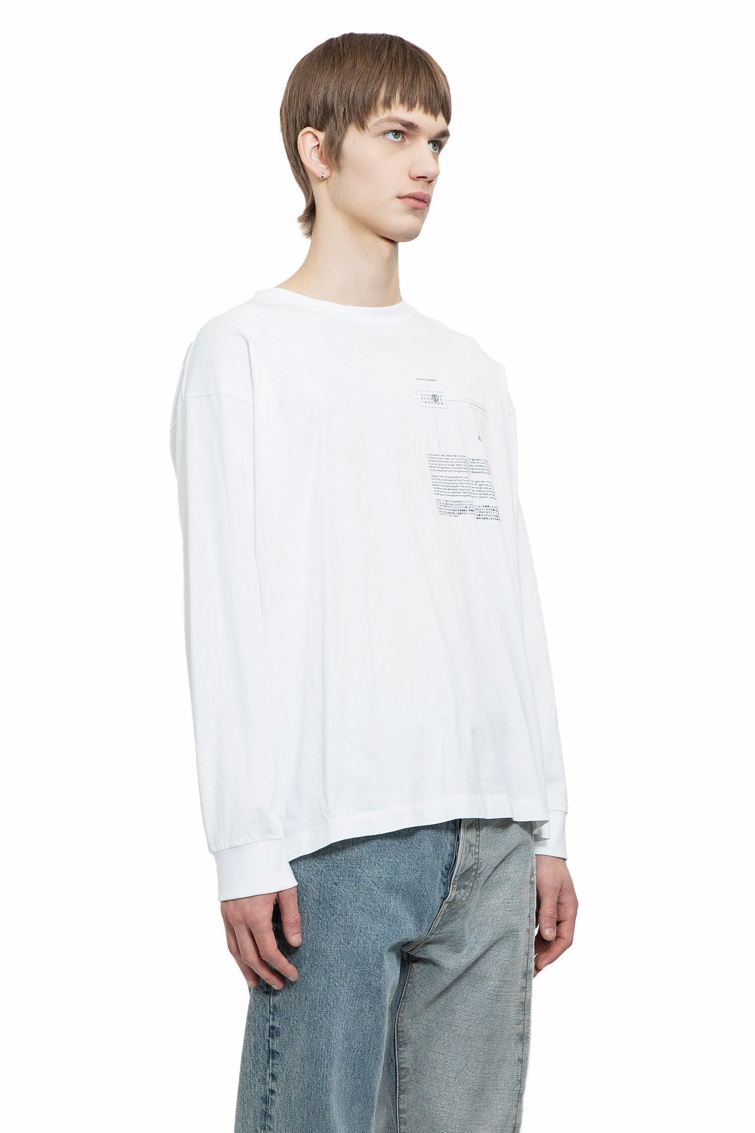 MM6 MAISON MARGIELA MAN WHITE T-SHIRTS