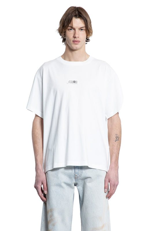 MM6 MAISON MARGIELA MAN BLACK T-SHIRTS & TANK TOPS