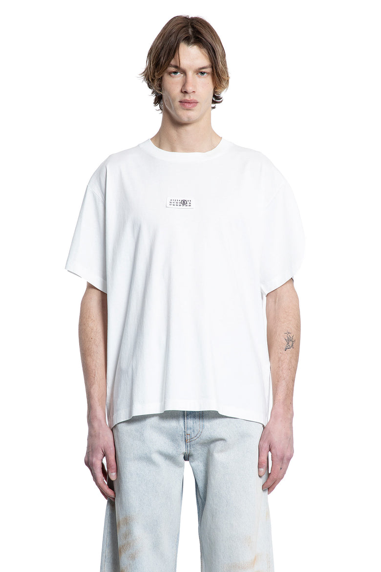 MM6 MAISON MARGIELA MAN BLACK T-SHIRTS & TANK TOPS