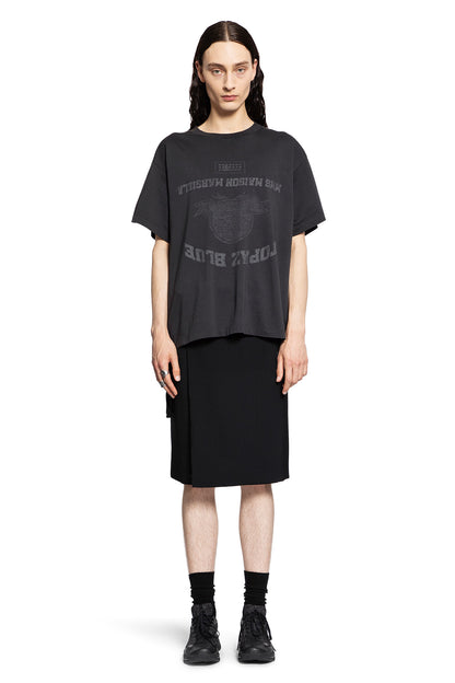 MM6 MAISON MARGIELA MAN BLACK T-SHIRTS & TANK TOPS