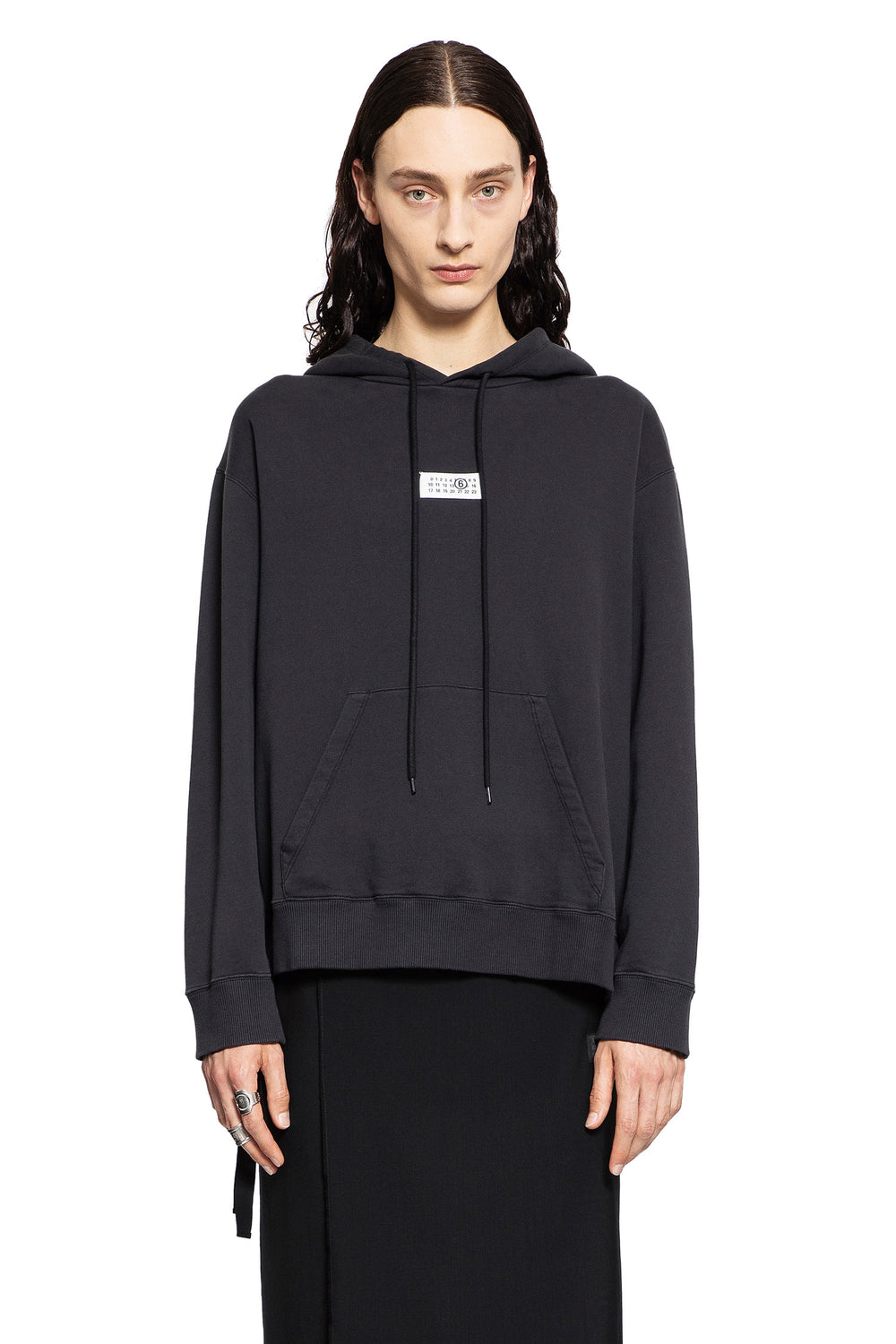 MM6 MAISON MARGIELA MAN BLACK SWEATSHIRTS