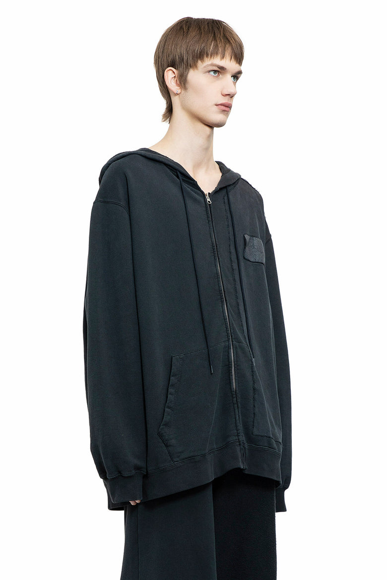 MM6 MAISON MARGIELA MAN BLACK SWEATSHIRTS