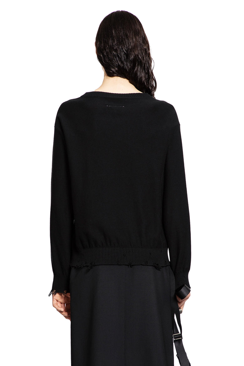 MM6 MAISON MARGIELA MAN BLACK&WHITE KNITWEAR