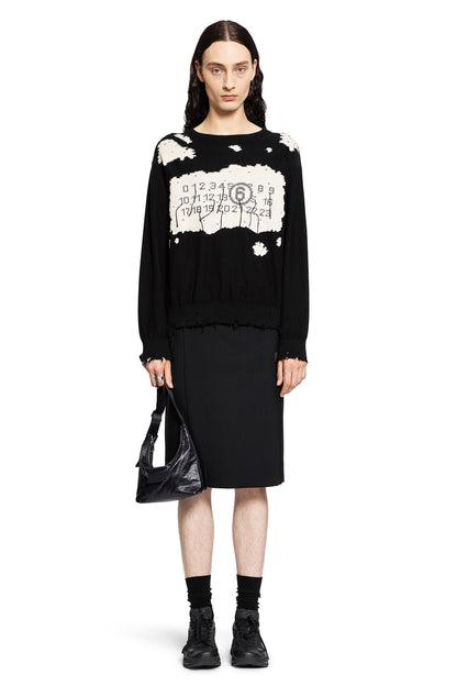 MM6 MAISON MARGIELA MAN BLACK&WHITE KNITWEAR