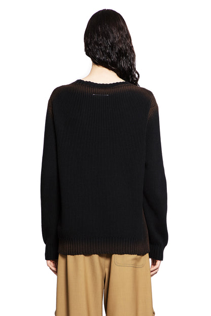 MM6 MAISON MARGIELA MAN BLACK KNITWEAR