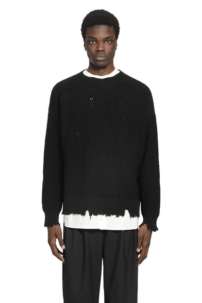 Distressed Cotton Sweater