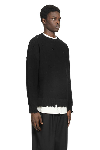 Distressed Cotton Sweater