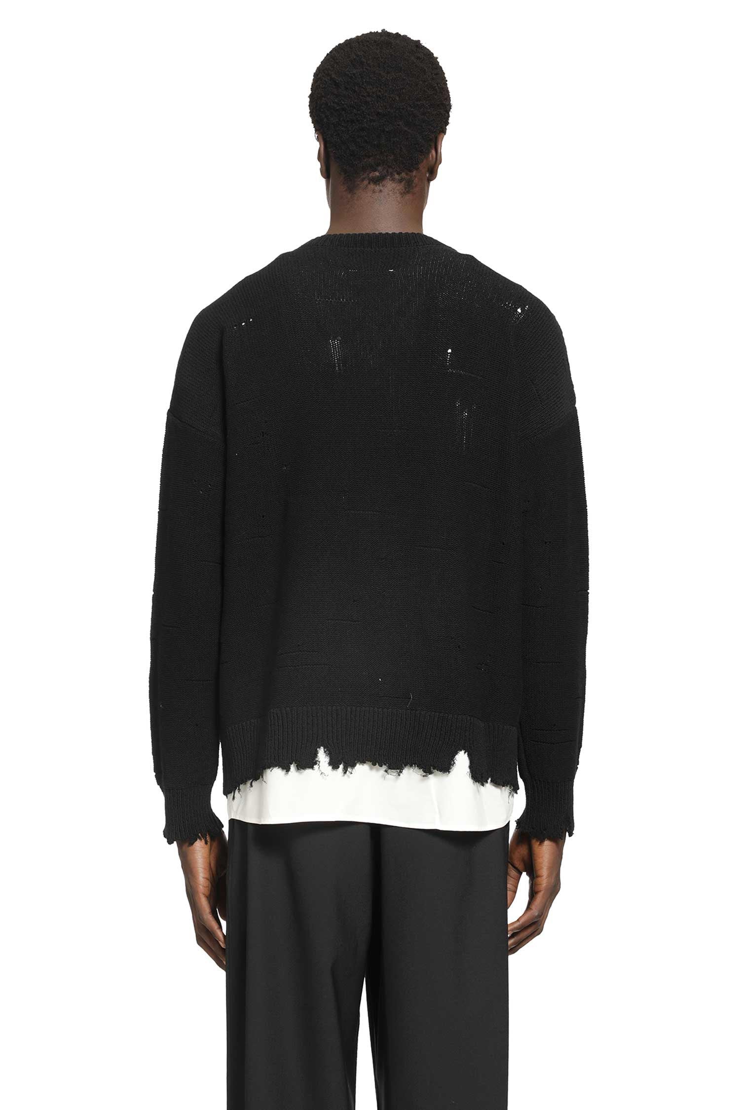 Distressed Cotton Sweater