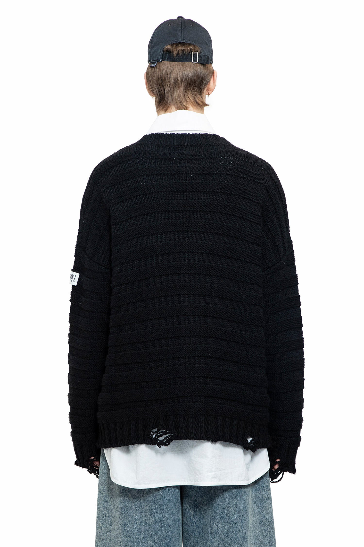 MM6 MAISON MARGIELA MAN BLACK KNITWEAR