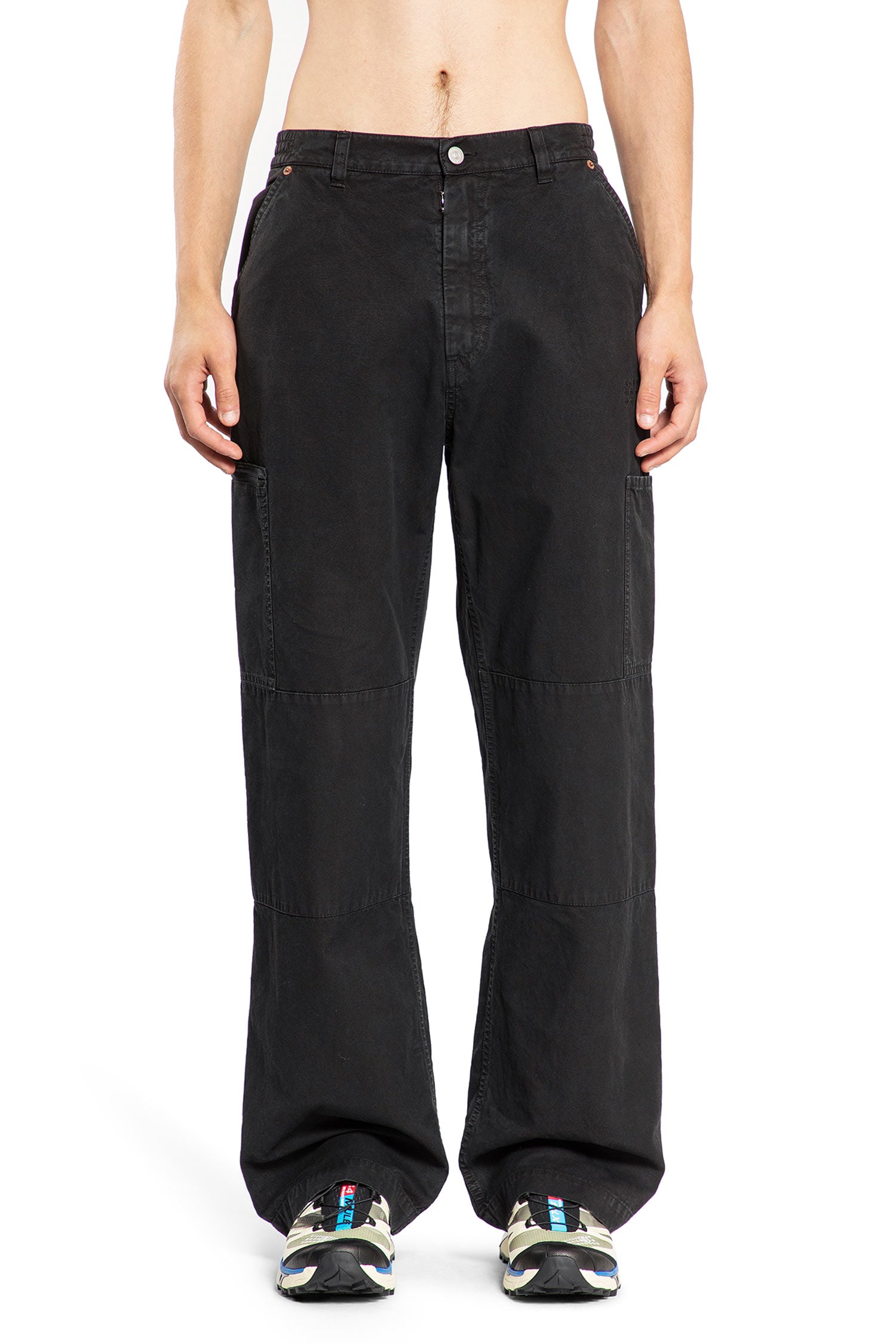 MM6 MAISON MARGIELA MAN BLACK TROUSERS