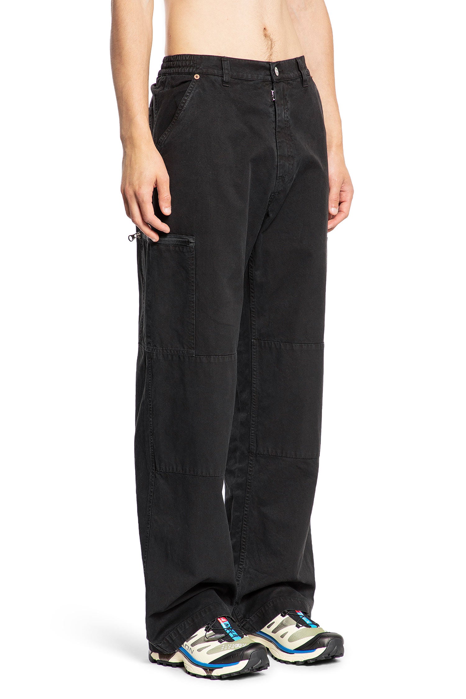 MM6 MAISON MARGIELA MAN BLACK TROUSERS