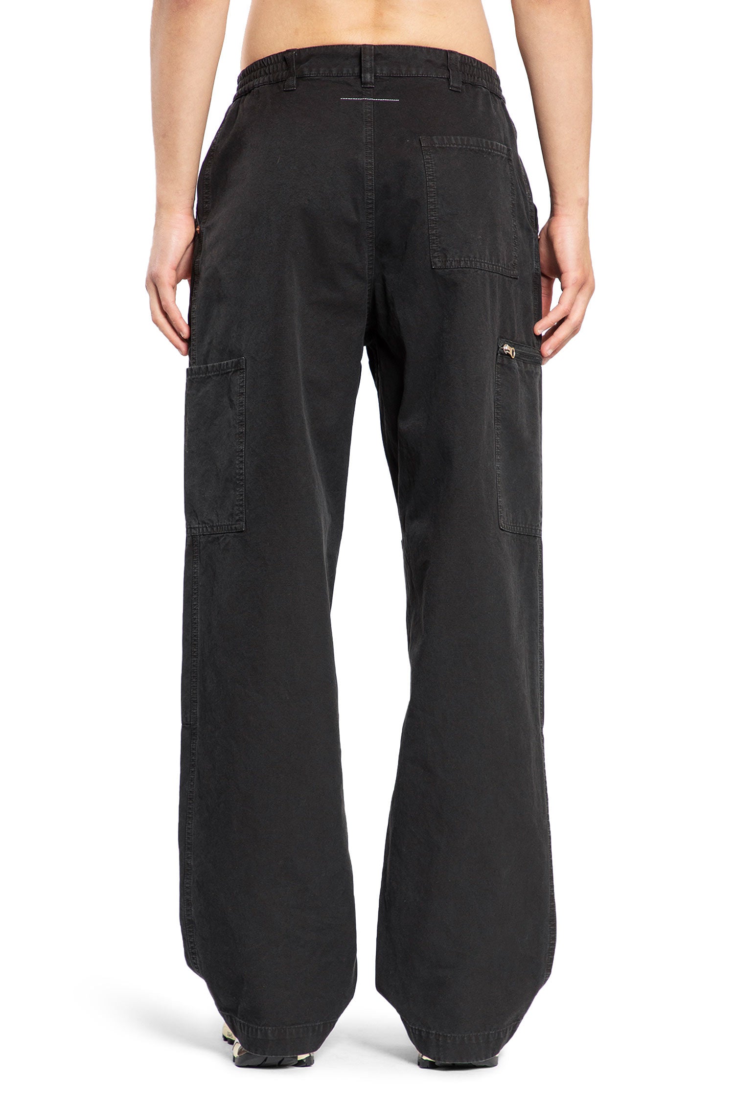 MM6 MAISON MARGIELA MAN BLACK TROUSERS