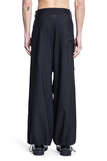 MM6 MAISON MARGIELA MAN BLACK TROUSERS