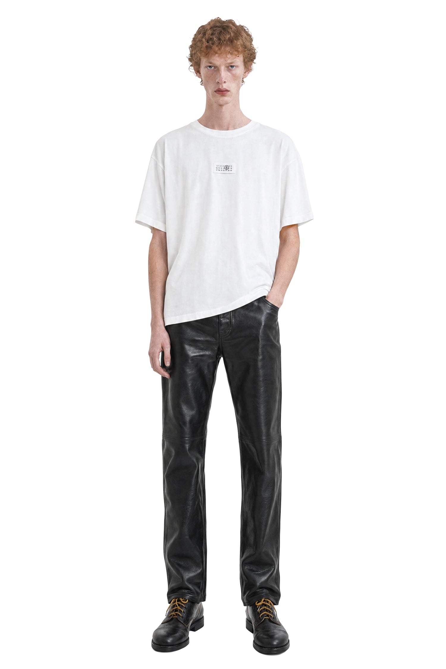 Leather-effect Trousers