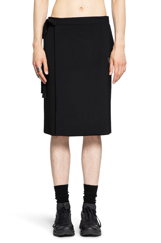 MM6 MAISON MARGIELA MAN BLACK SHORTS & SKIRTS