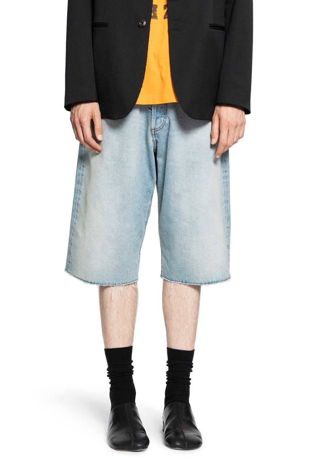 MM6 MAISON MARGIELA MAN BLUE SHORTS & SKIRTS