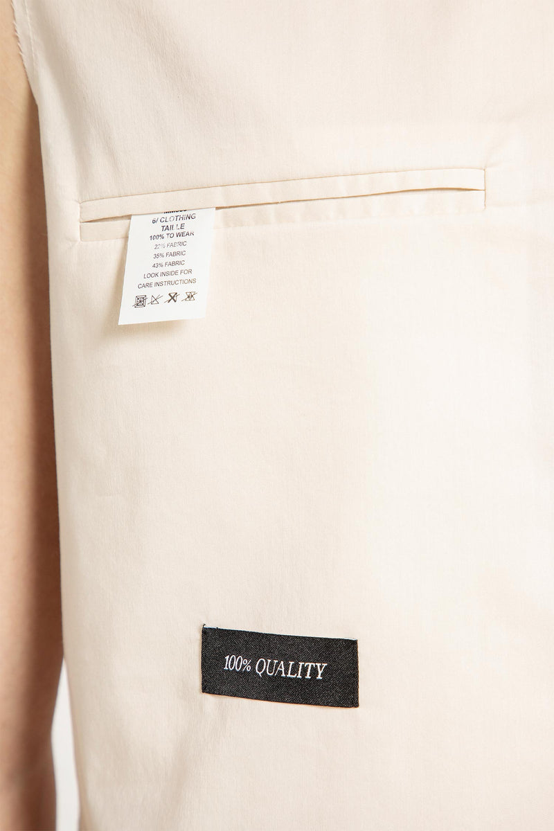 Reversed Sleeveless Shirt