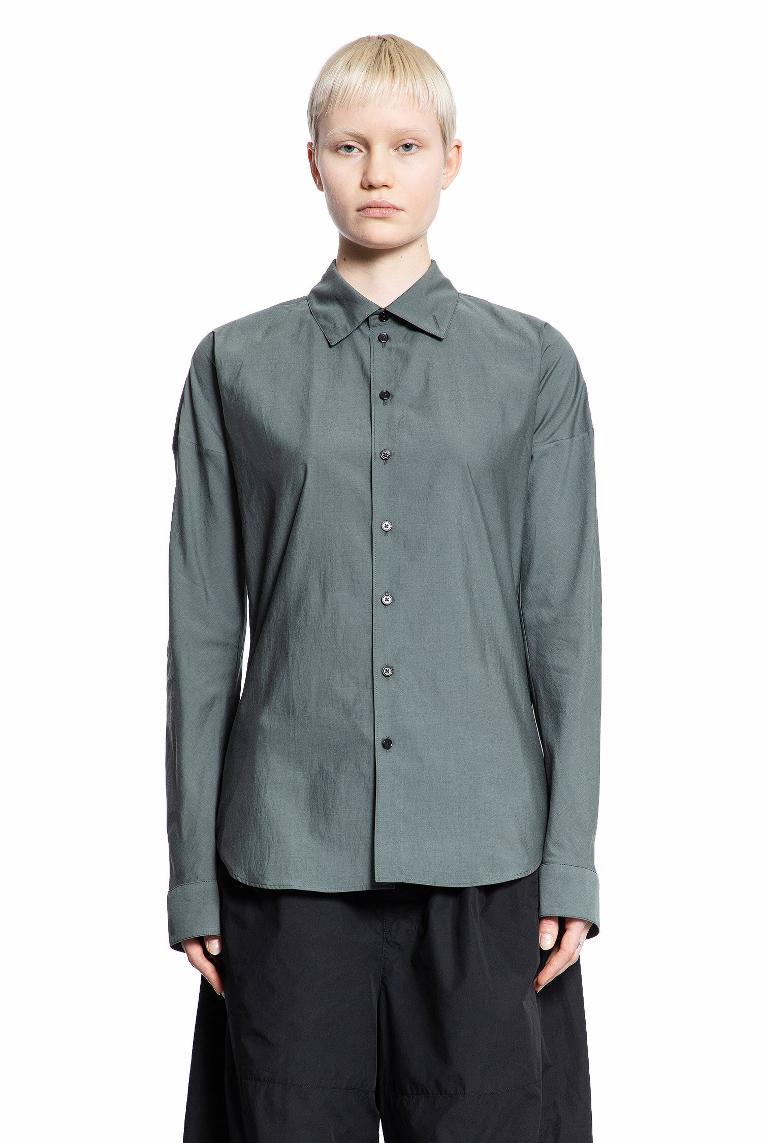 LEMAIRE WOMAN GREY SHIRTS